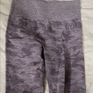 Gym shark camo seamless leggings